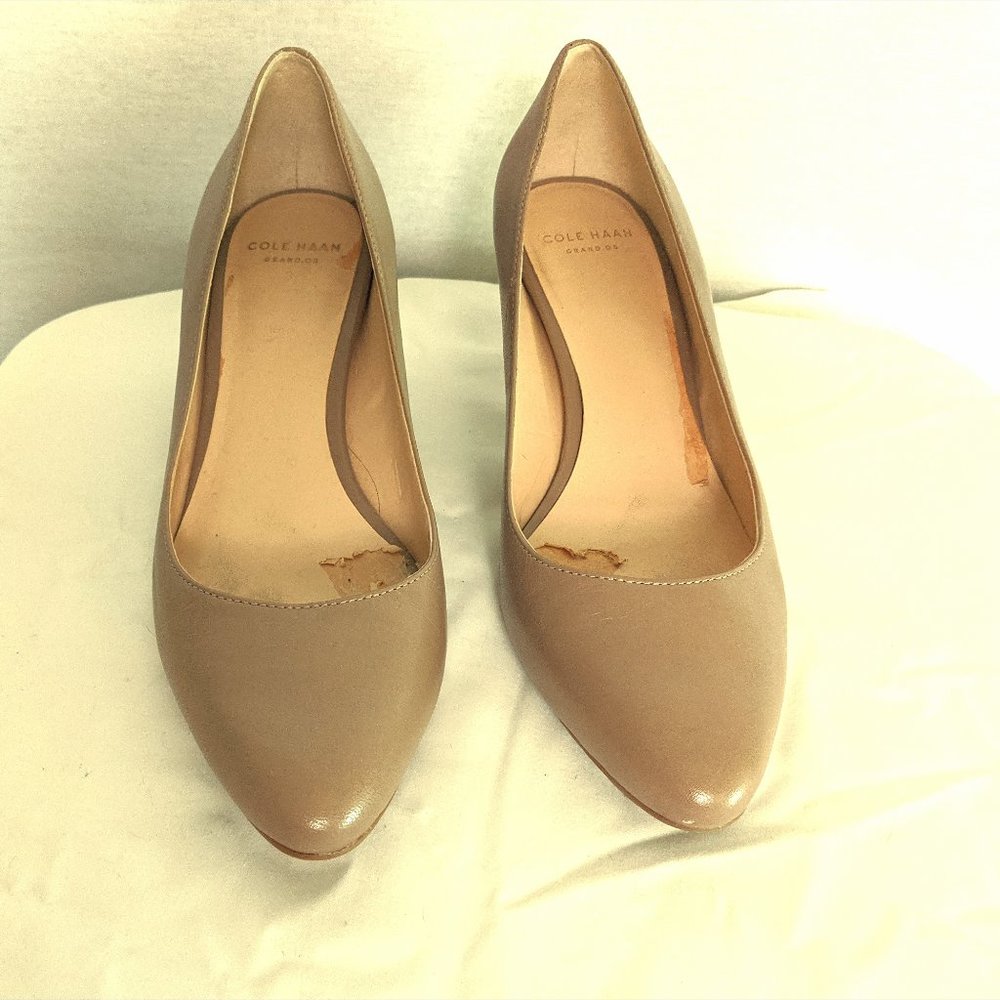 Leather kitten heel, Cole Haan Grand OS
